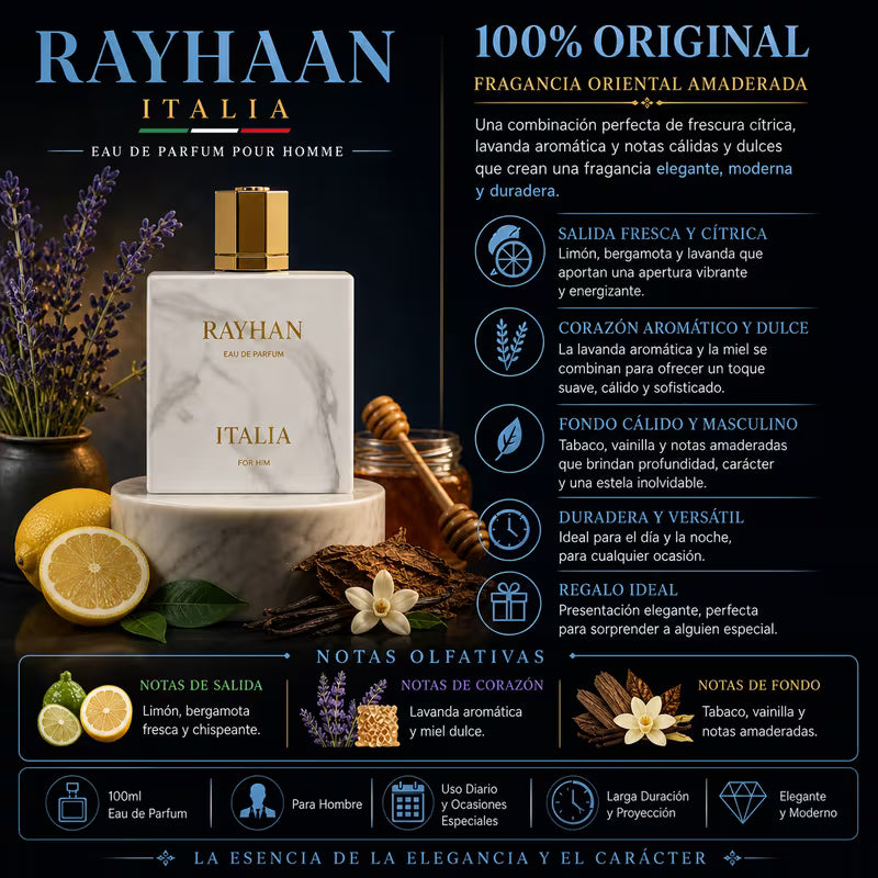 Rayhaan Italia MUESTRA