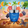 Frasco de Afnan Rare Reef Extrait de Parfum con diseño elegante y frescura cítrica