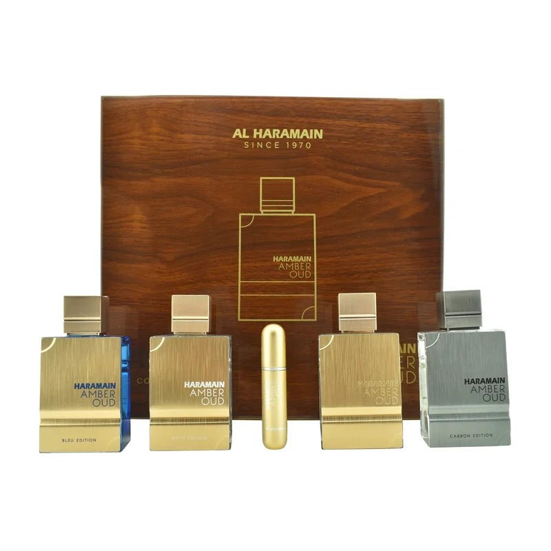 AL HARAMAIN Amber Oud Set Regalo x4 60ml - Aromatix RD