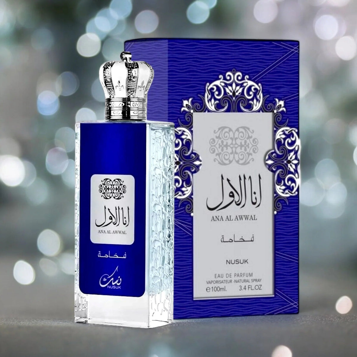 Ana Al Awwal Blue By Nusuk Eau de Parfum 100 ml para Hombre - Aromatix RD
