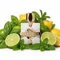 Botella de Aromatix Platine Blanc Extrait de Parfum con notas frescas de menta y lima