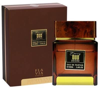 BURNING OUD DESIRE EAU DE PARFUM 100ML FOR MEN - FLAVIA DOMINANT COLLECTION - Aromatix RD