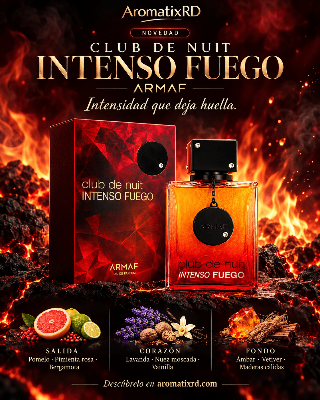 Club De Nuit Intenso Fuego - Aromatix RD