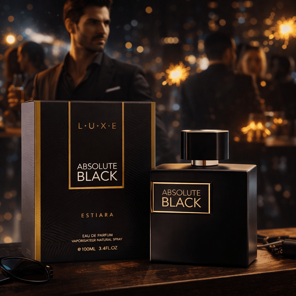 Estiara Absolute Black Eau de Parfum para Hombre 100 Ml - Aromatix RD