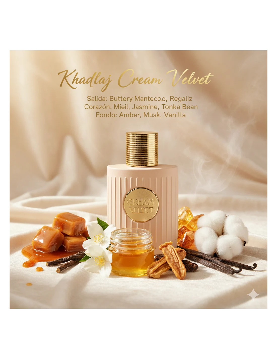 Khadlaj Cream Velvet Extrait de Parfum 100ml para Mujer