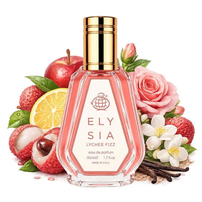Fragrance World Elysia Lychee Fizz By Fragrance World Eau De Parfum 50ml - Aromatix RD