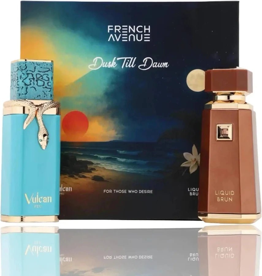 French Avenue SET 2 x 1 Giftset (Liquid Brun + Vulcan Feu) Dusk Till Dawn - Aromatix RD