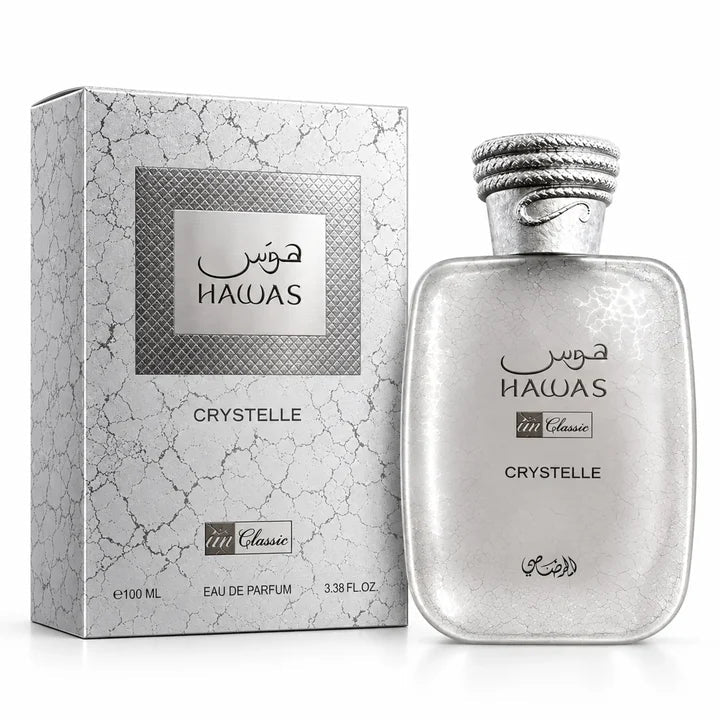 Hawas Crystelle by Rasasi 100ml EDP - Aromatix RD
