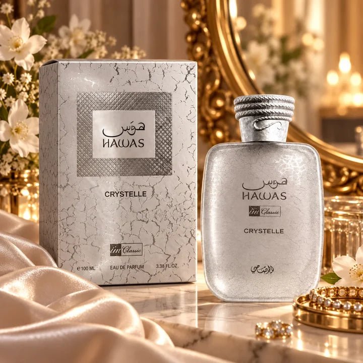 Hawas Crystelle by Rasasi 100ml EDP - Aromatix RD