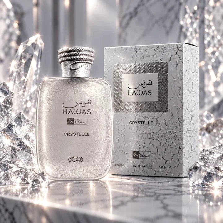 Hawas Crystelle by Rasasi 100ml EDP - Aromatix RD