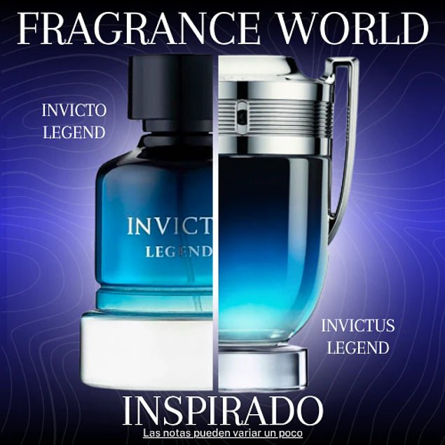 INVICTO LEGEND EDP 100 ML - FRAGRANCE WORLD - 100ML EDP - Aromatix RD