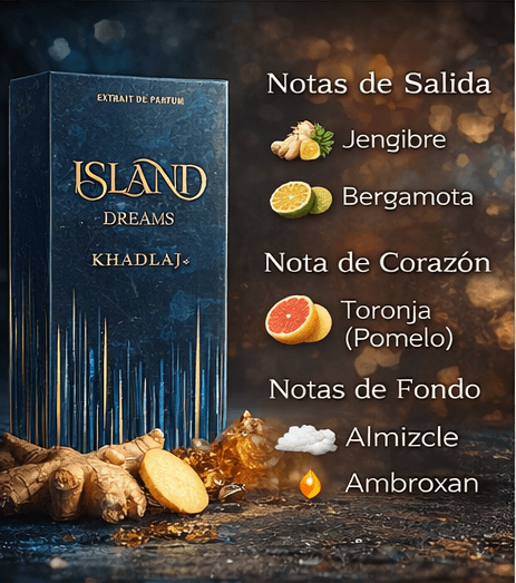 Island Dreams Khadlaj Perfumes para Hombres y Mujeres - Aromatix RD