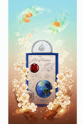 Frasco de perfume Lattafa Art of Universe unisex con aroma cítrico, afrutado y amaderado