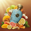 Frasco de Lattafa Opulent Dubai, perfume unisex oriental floral con notas afrutadas, florales y amaderadas