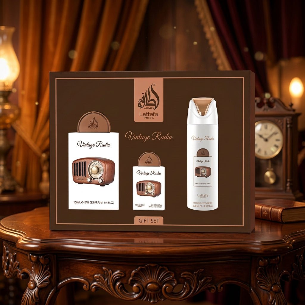 Lattafa Pride/Giftset Radio Vintage Eau de Parfum +Deo - Aromatix RD