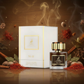 Frasco de Maison Alhambra Signatures II con fondo cálido y persistente con notas de tabaco