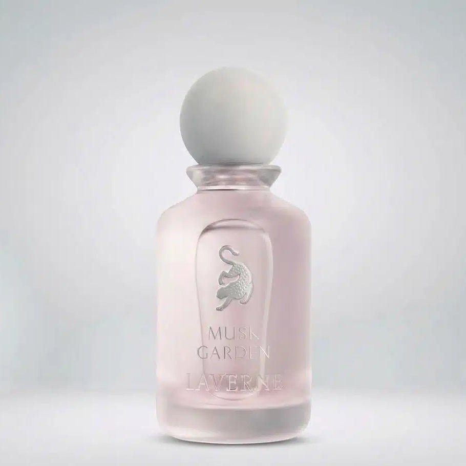 Musk Garden - Eau de Parfum nicho mixto (frasco rosa 100 ml) - Laverne - Aromatix RD