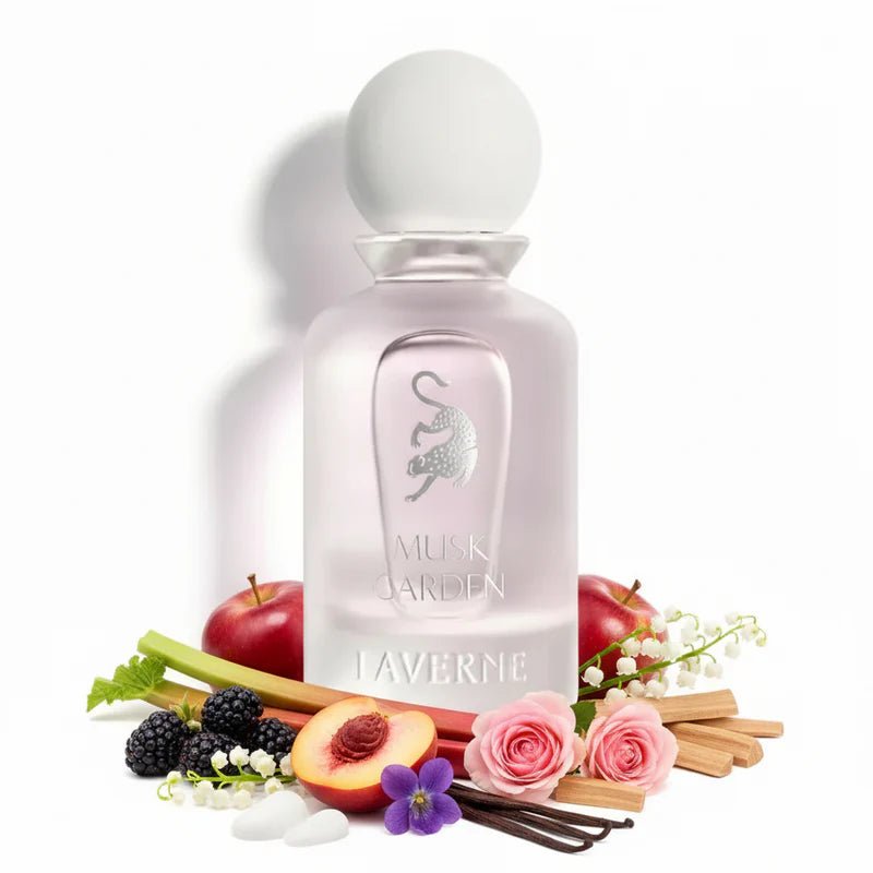 Musk Garden - Eau de Parfum nicho mixto (frasco rosa 100 ml) - Laverne - Aromatix RD