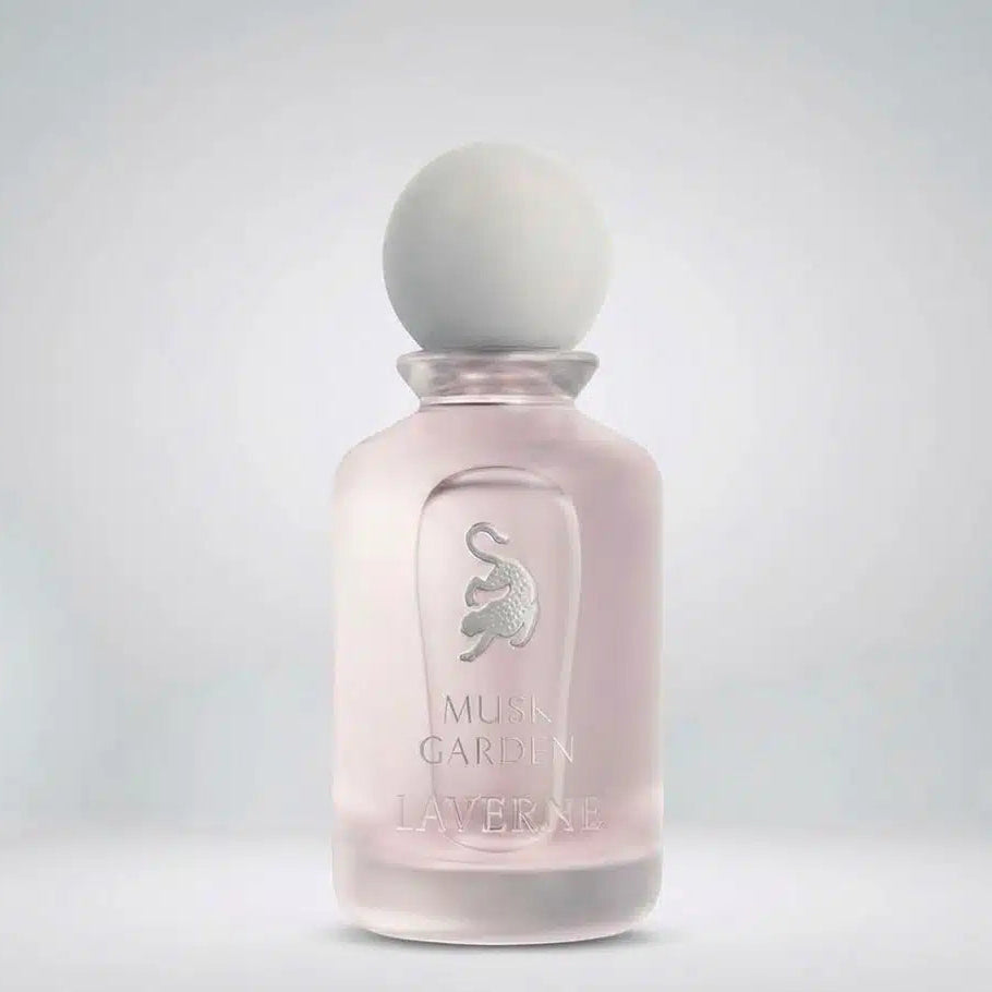 Musk Garden - Eau de Parfum nicho mixto (frasco rosa 100 ml) - Laverne