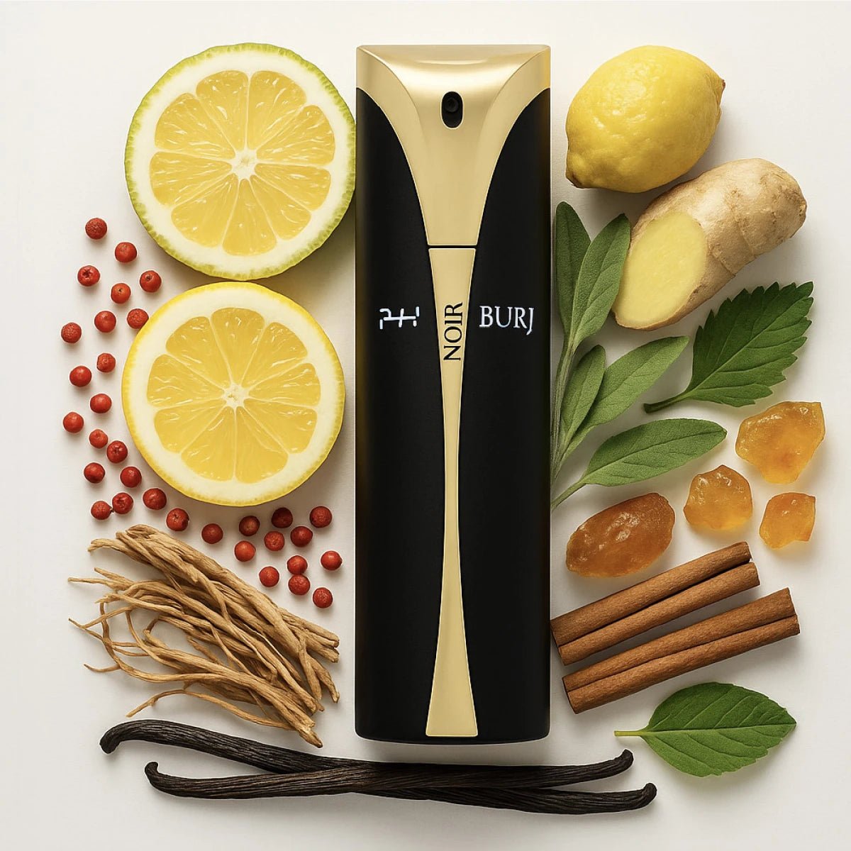 Risala Elite Burj Noir Eau de Parfum 100 ml EDP - Aromatix RD
