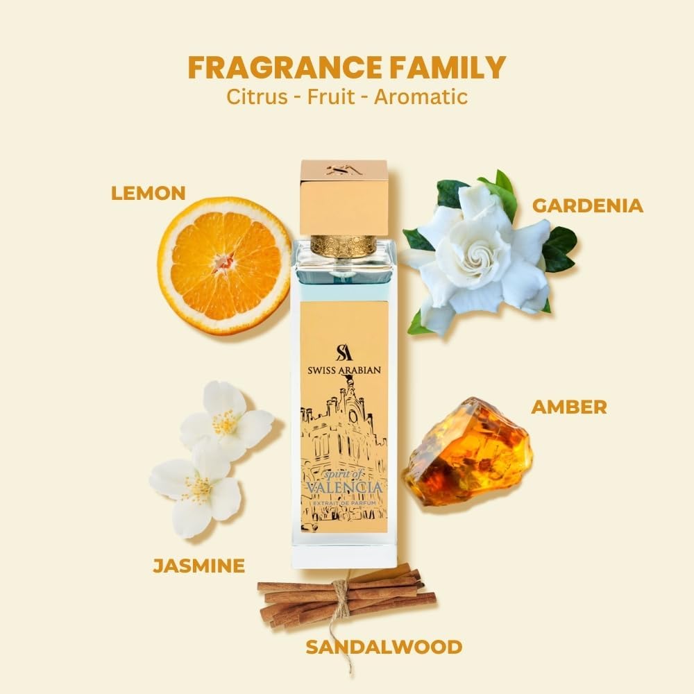 Swiss Arabian Spirit of Valencia Extrait 100ml - Aromatix RD