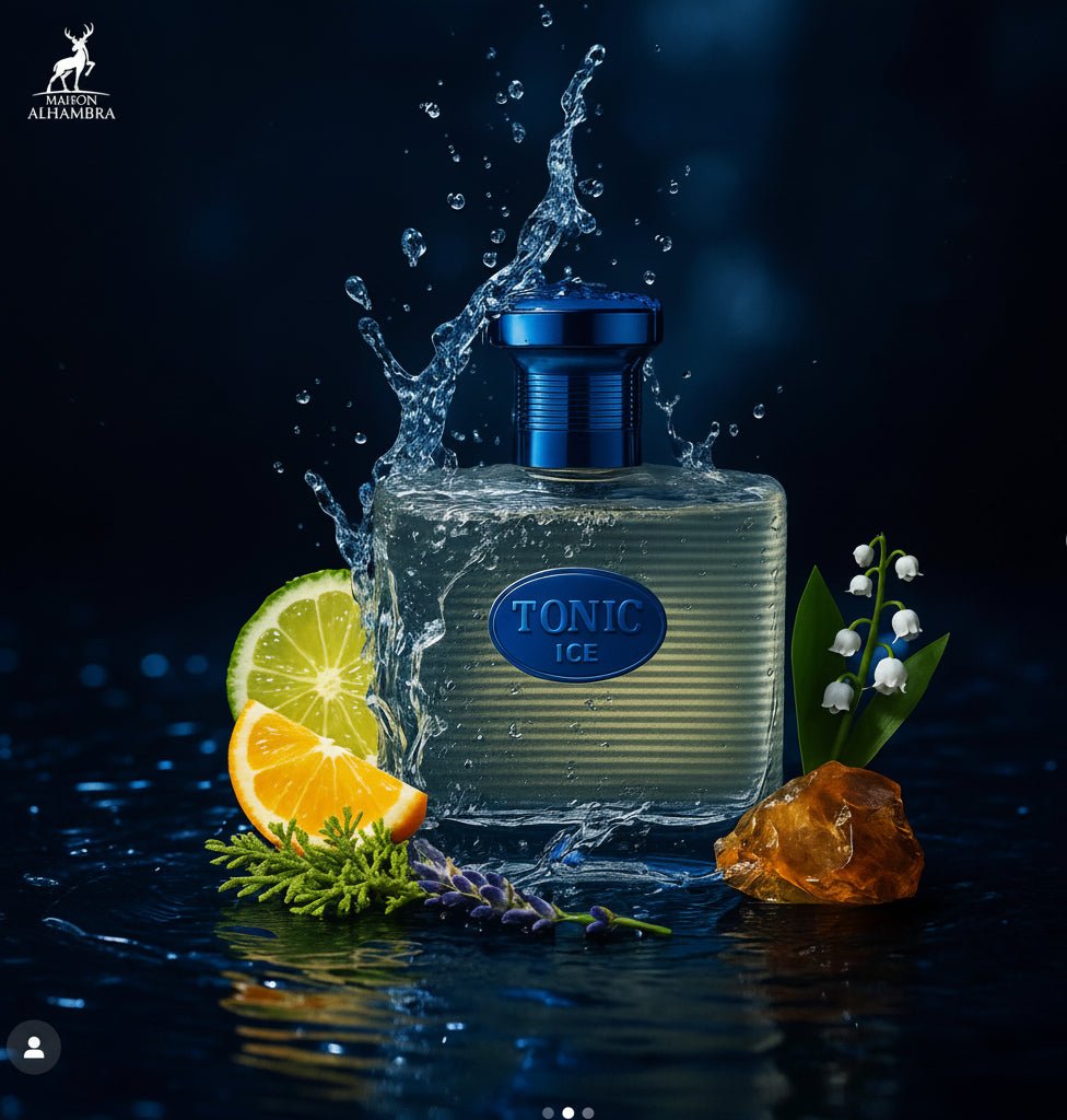 Tonic Ice MAISON ALHAMBRA – Perfume masculino fresco aromático fougère 100ML - Aromatix RD